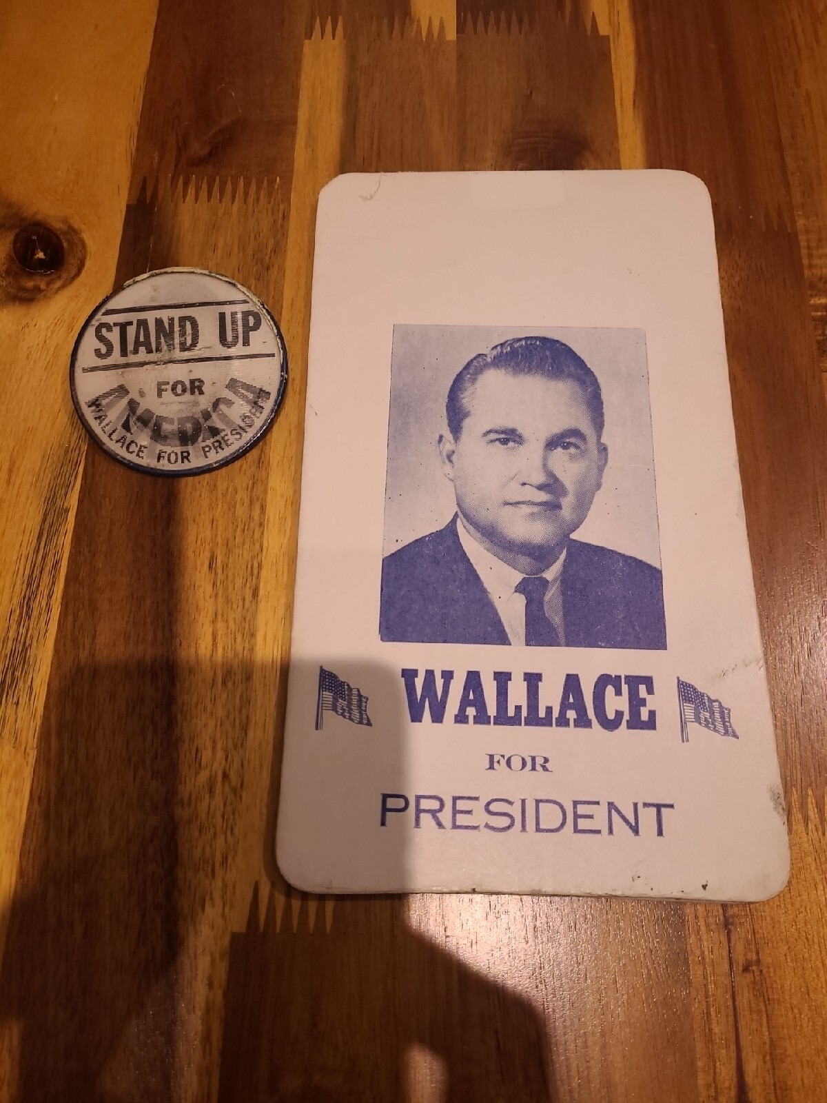 Wallace For President Political Campaign Sign Campaign Button Alabama Governor