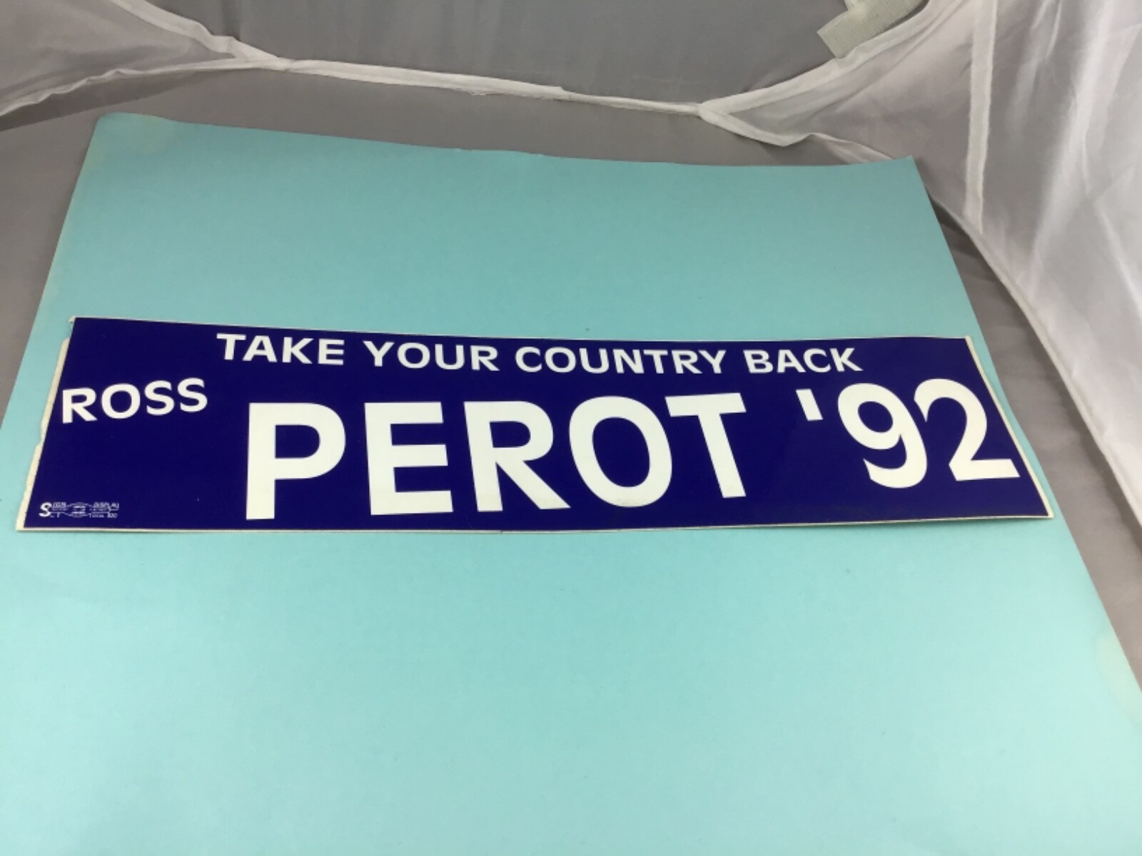 Vintage Ross Perot ’92 Bumper Sticker