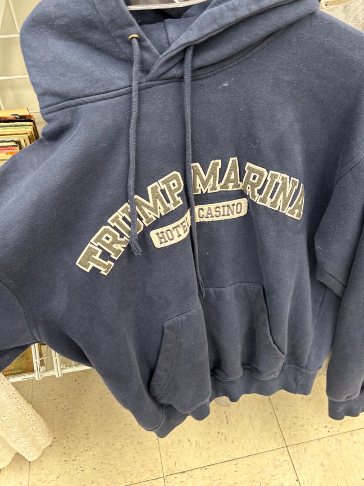 Vintage Trump Marina Hoodie Size Medium great used condition