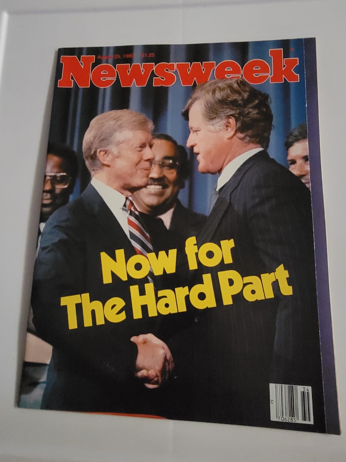 Newsweek Magazine Aug 25 1980 – Carter & Ted Kennedy “Now for the Hard Part”