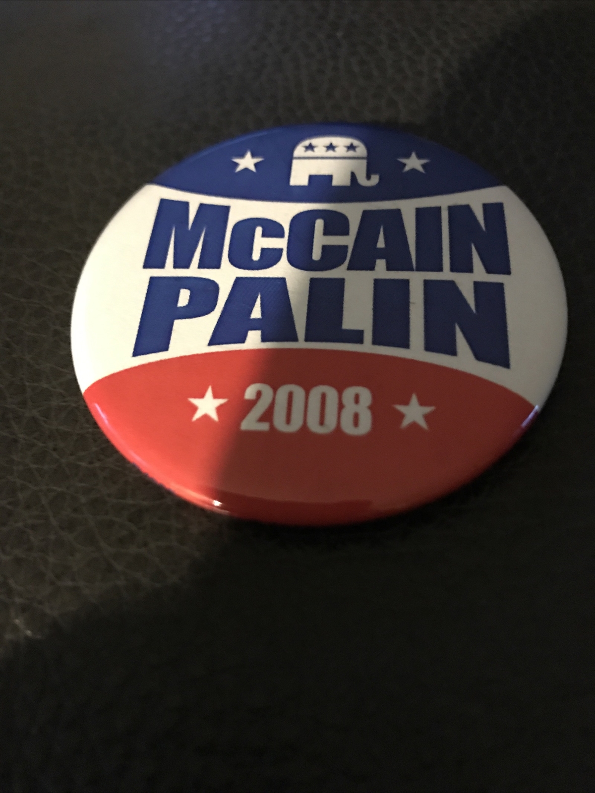 John McCain Sarah Palin 2008 Presidential Pinback Campaign Button