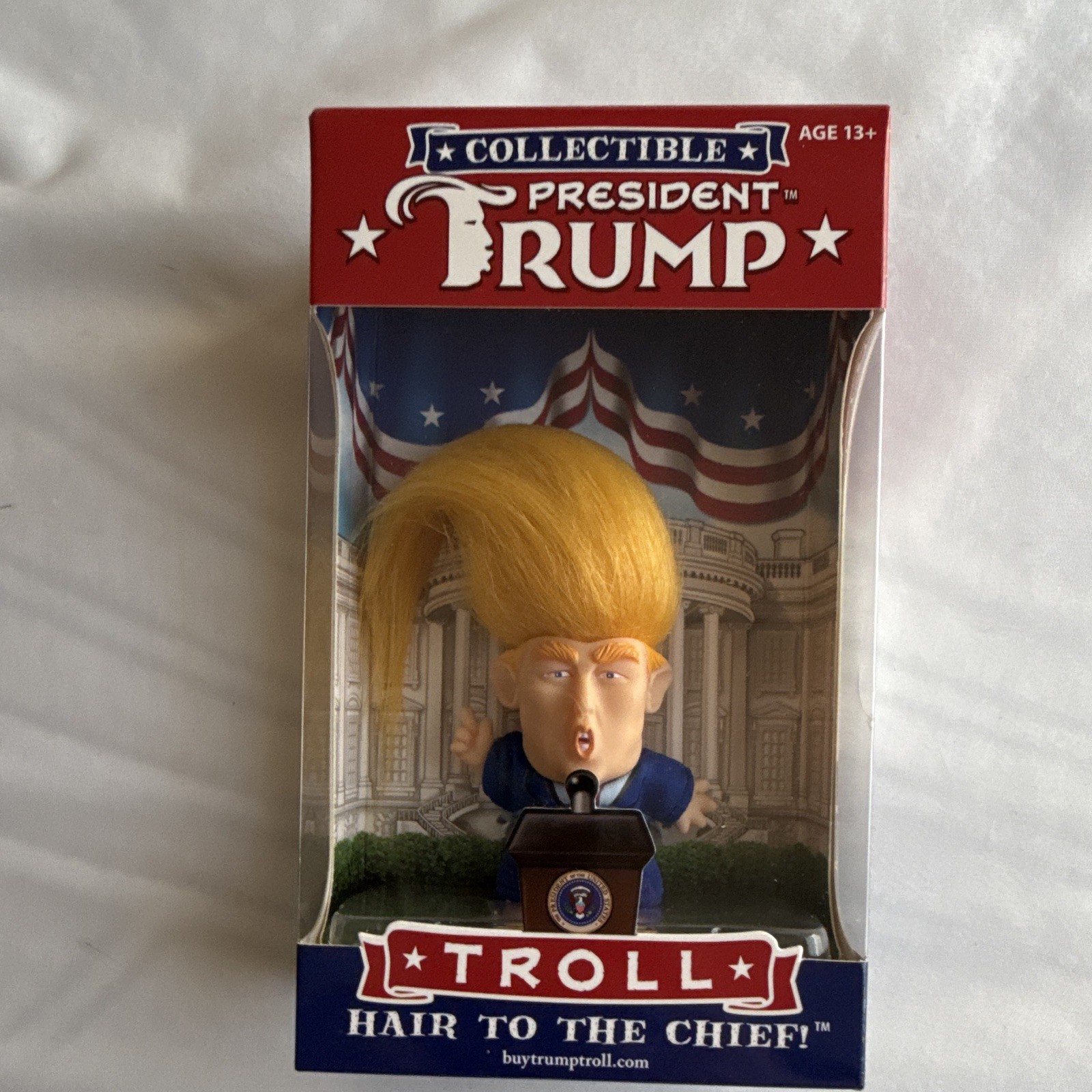 President Trump Troll Figure “Hair to the Chief” MAGA Donald Trump 2016 2017