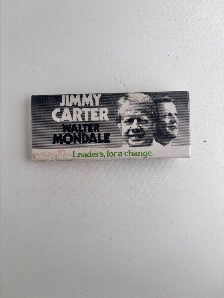 *RARE* 1976/1980 Jimmy Carter Walter Mondale President Democrats Collectible Pin