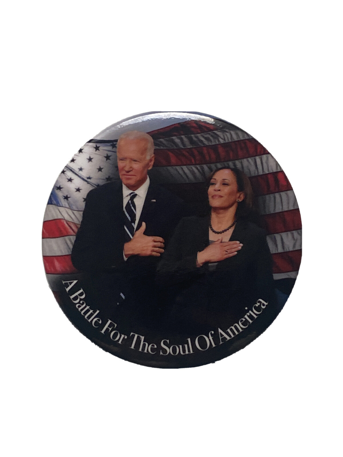 2020 Joe Biden & Kamala Harris 3″ Button A Battle For The Soul of America Pin