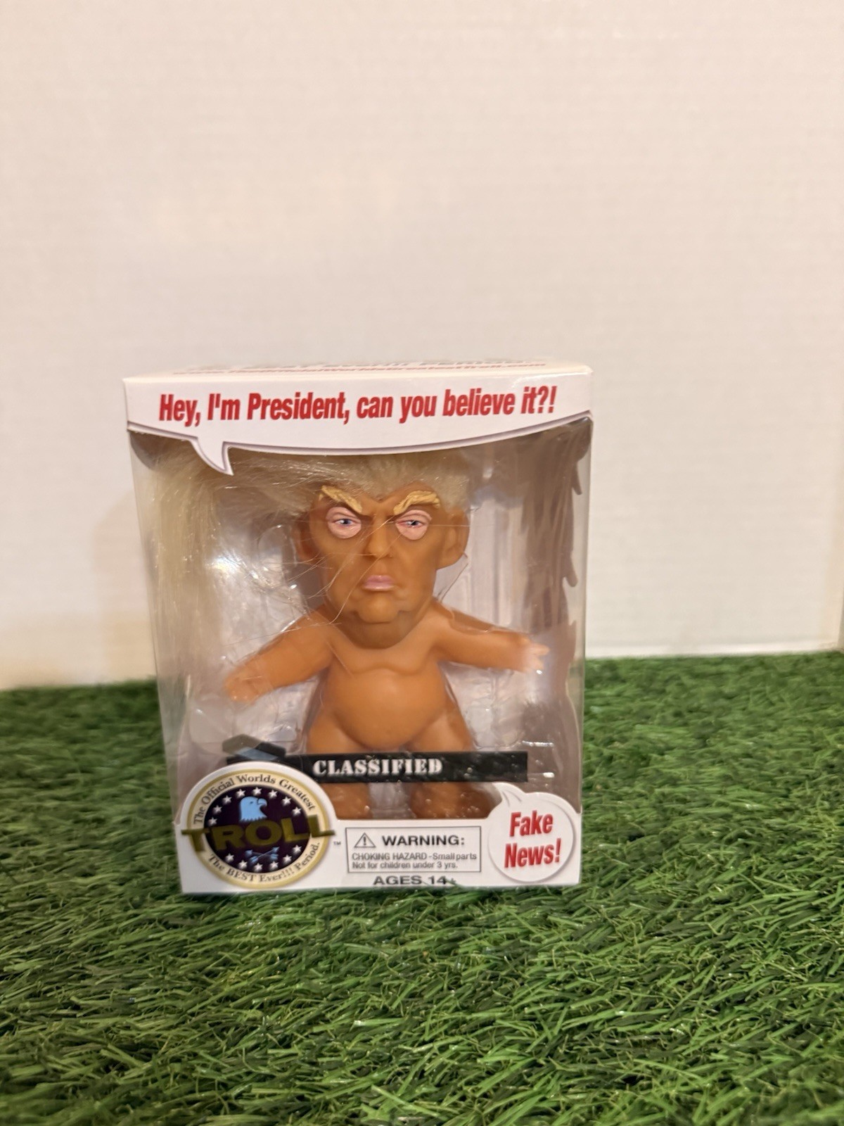 Sealed Kickstarter Trump Troll Doll Political Parody Collectible Novelty Figur