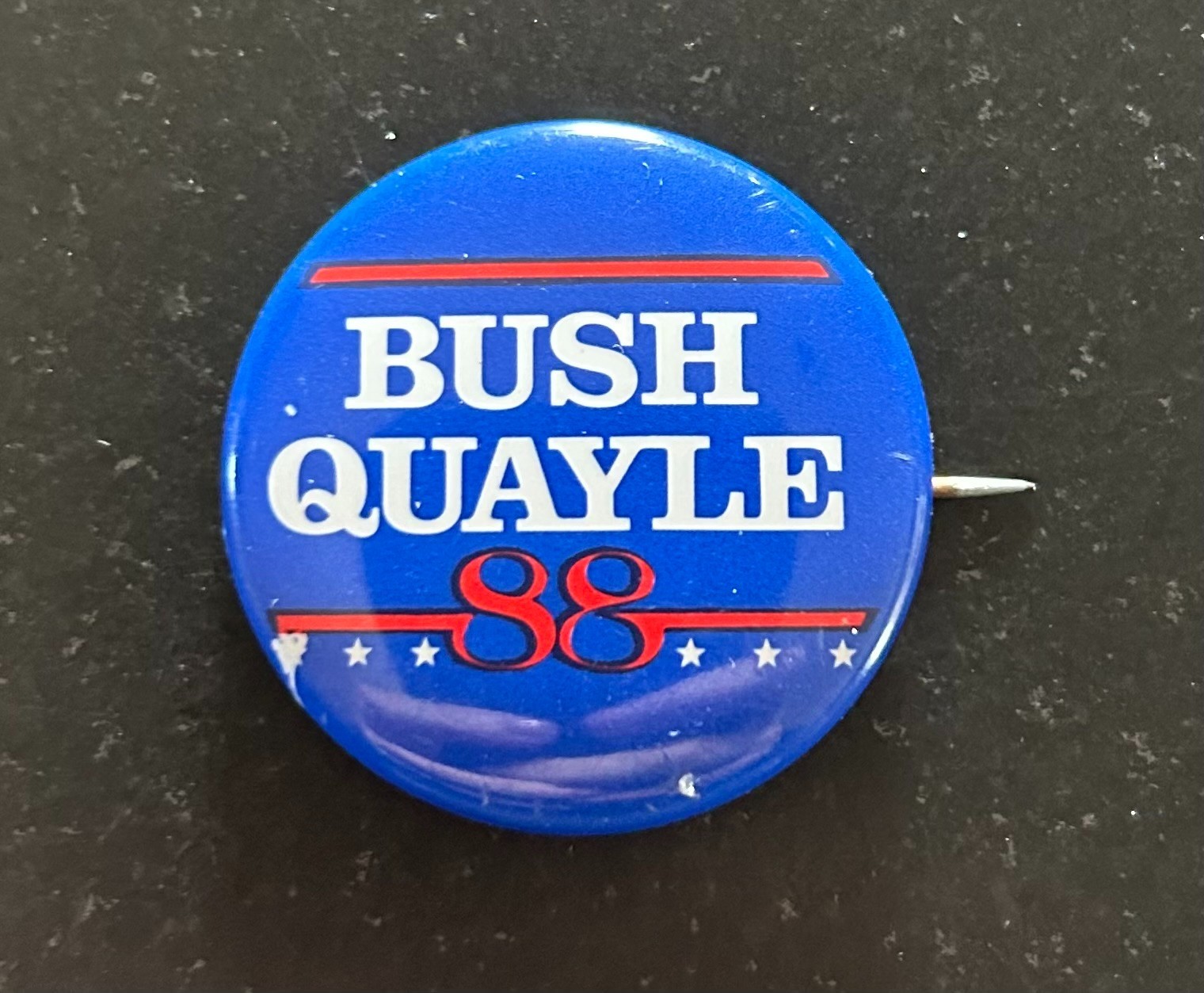 1988 Political Pin: Bush Quayle ’88 Republican 80s Collectible Vintage