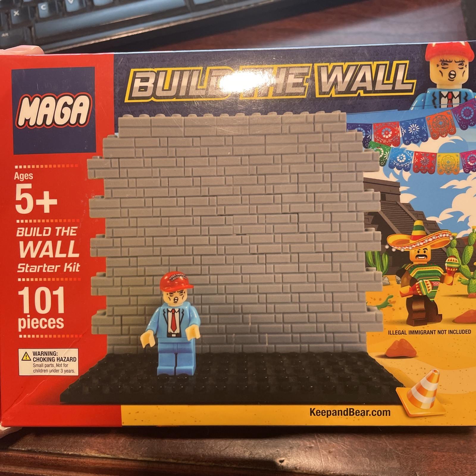 President Trump Build the Wall Toy Collectible Set