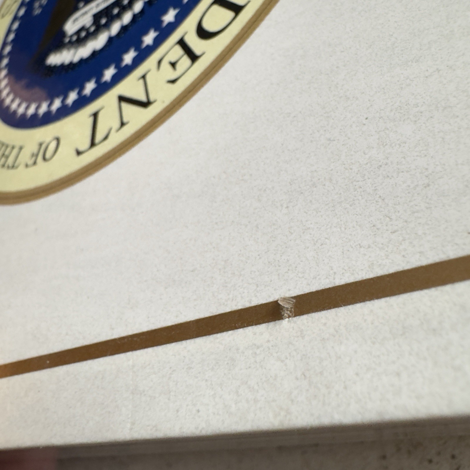 Vintage United States Seal Of The Presidential Seal Cigar Box Rare