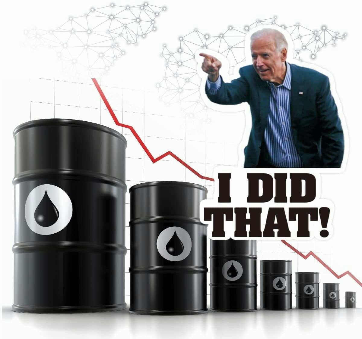 100pcs Joe Biden “I DID That “Stickers Biden Funny Humor Decals Car Stickers US