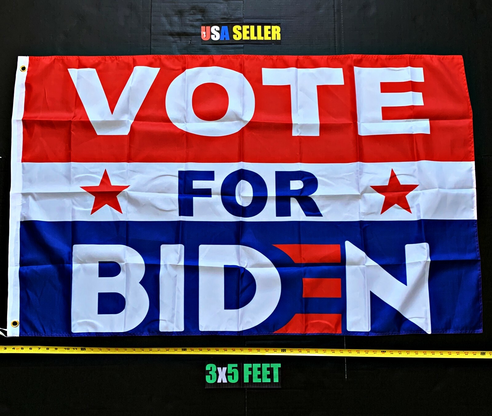Joe Biden 2024 Flag FREE SHIPPING Harris Vote For Biden USA Sign Poster 3×5′