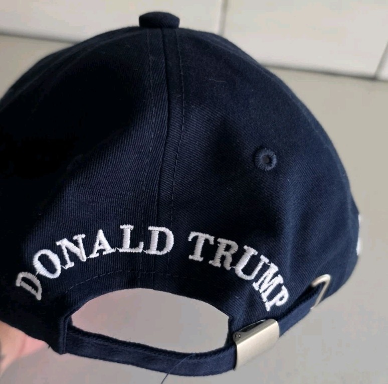 TRUMP Hat Blue Eagle SEAL MAGA Signature Trucker 2025 Inaguration 45 – 47