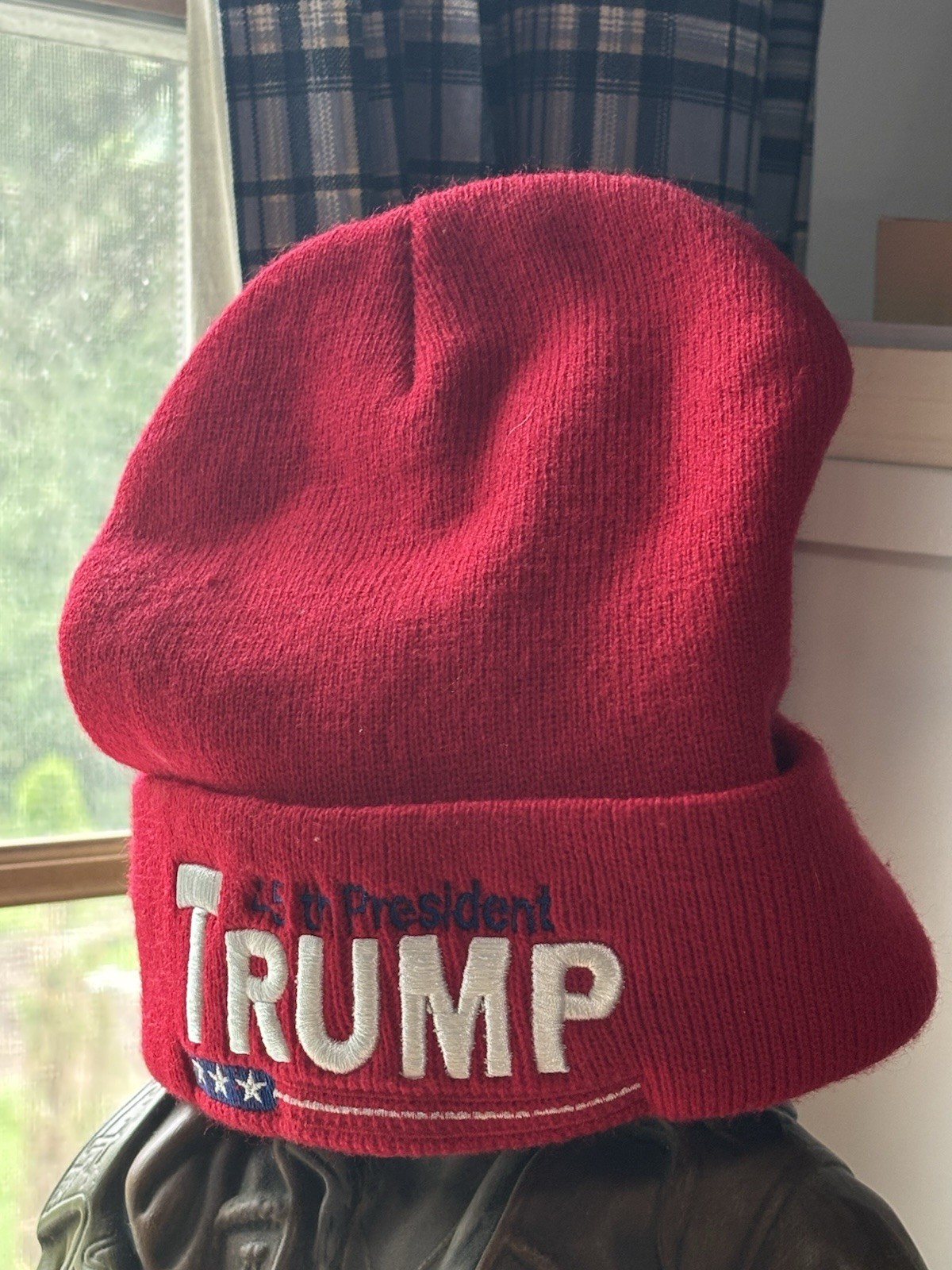 MAGA 2016 RED DONALD TRUMP WINTER HAT NEVER WORN
