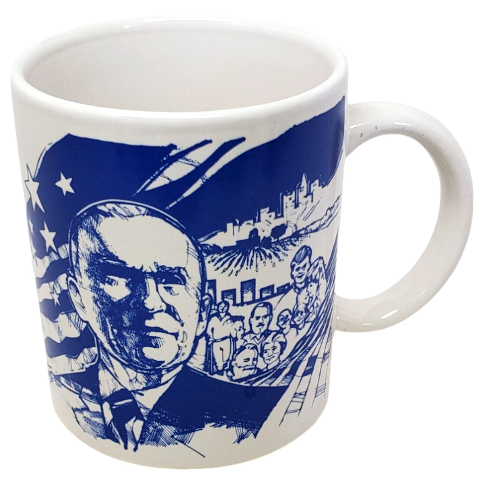 1992 Ross Perot for President Coffee Mug(s) Reflections on America by Lorenz