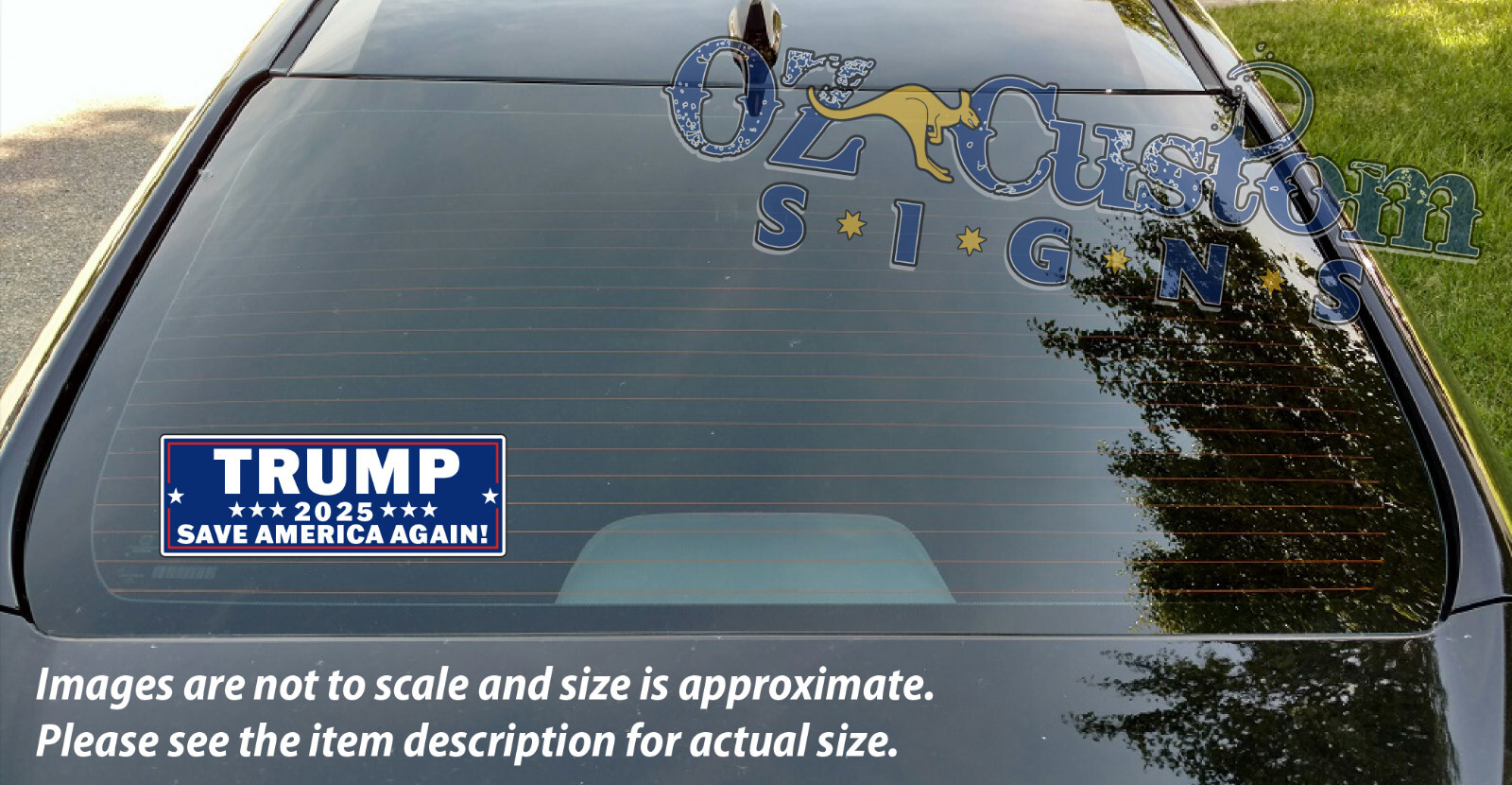 TRUMP – Save America Again – 2025 – MAGA – Printed Decal / Sticker