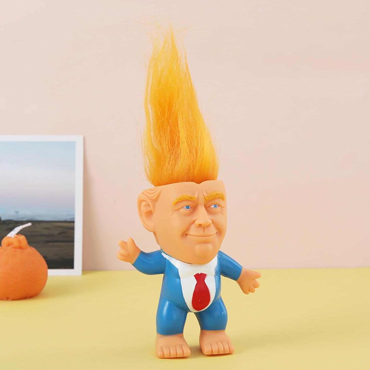 Donald Trump Toys Cute Rubber Troll Doll Toy Trump 2025 Take America Back, Troll