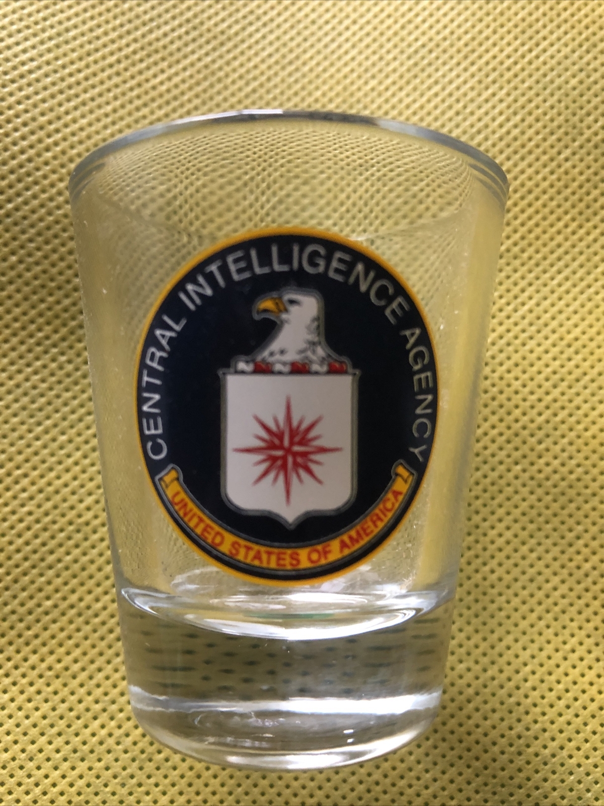 🇺🇸 US US Souvenir Colletion _ shot glass gold imprinted DC Capital
