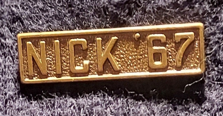 Nick ’67 Gold Lapel Pin – Rare Nixon Campaign Memorabilia