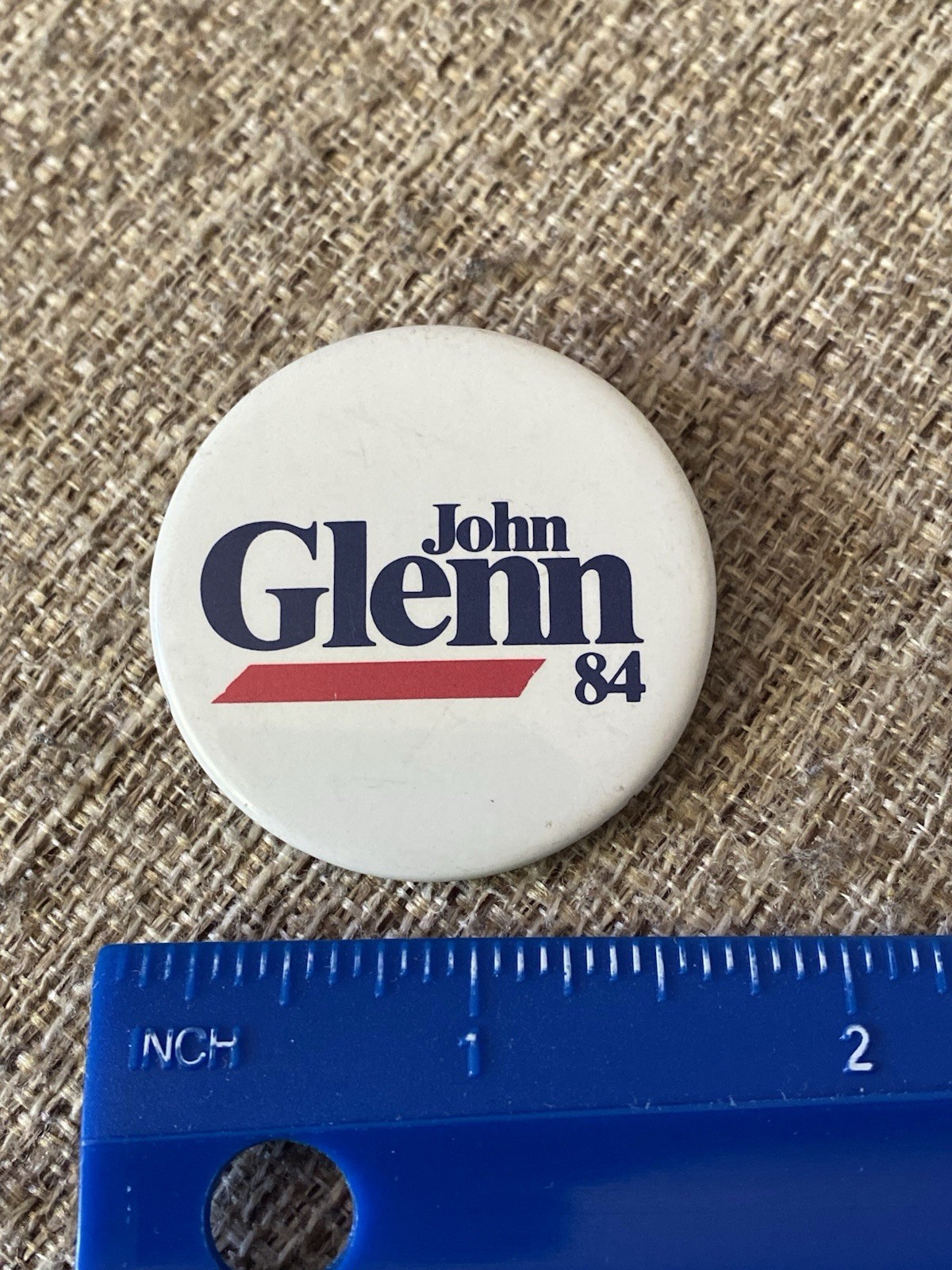 1984 John Glenn 1-5/8″ D HiPresidential Campaign Button