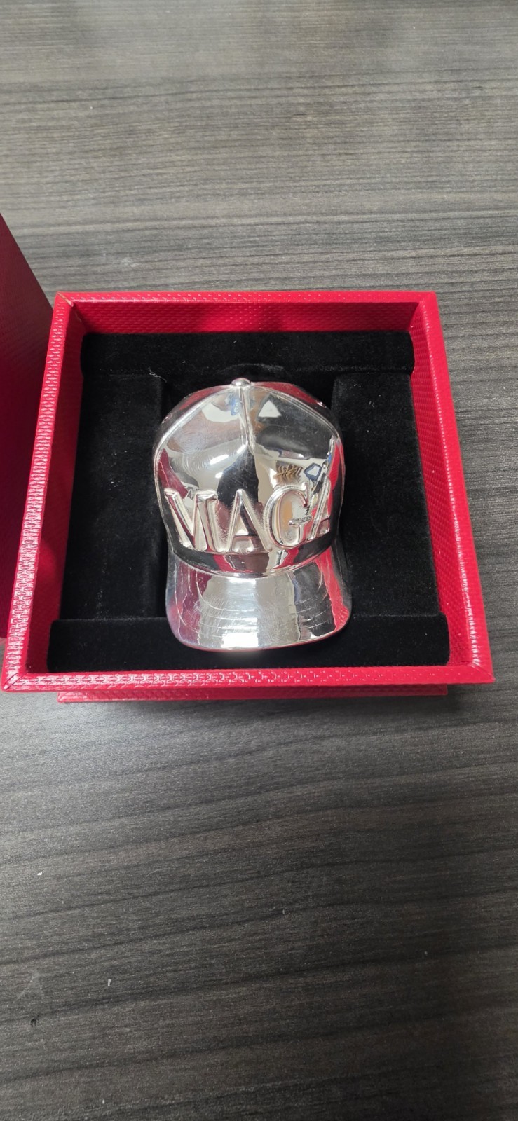 2 oz .999 Silver Trump Maga Hat Sculpture Br Spectre