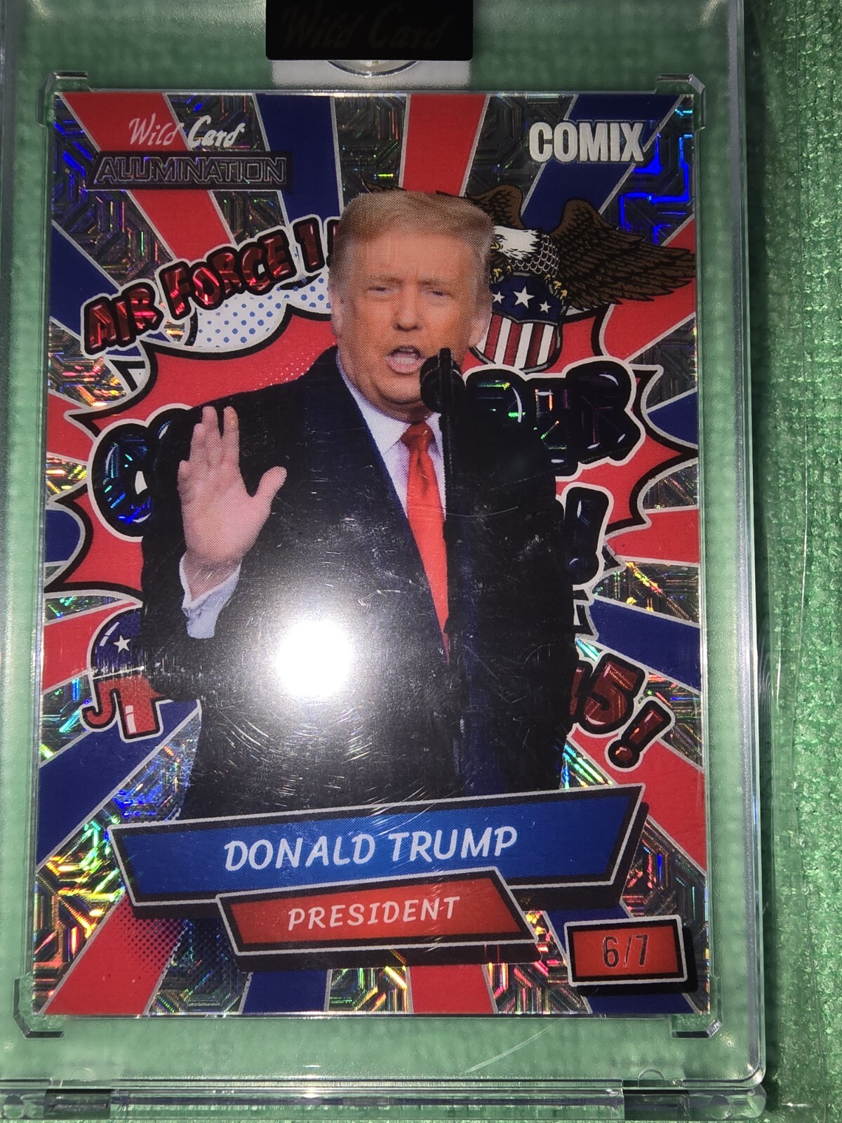 Wild Card Alumination 2024 Comix – Donald Trump- 1/7, 2/7,3/7,4/7,5/7,6/7,7/7
