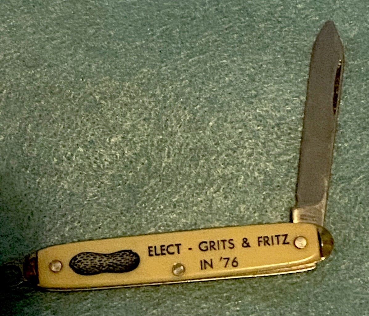 Elect Grits & Fitz In ’76 Jimmy Carter Election Campaign Memorial Knife