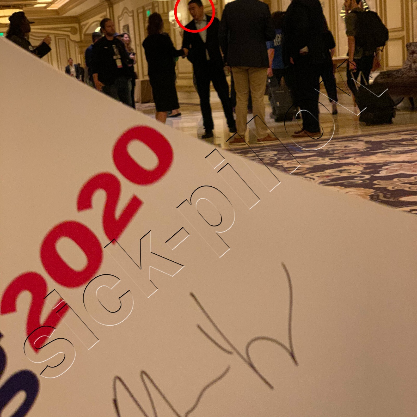 Signed Andrew Yang 2020 President Poster w Exact Proof (Politics Autograph)