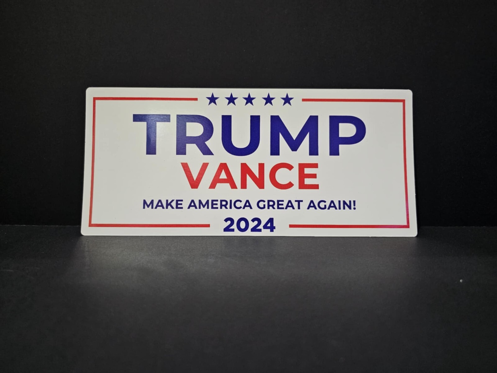 TRUMP VANCE 2024 Bumper Sticker – DECAL – Water-resistant – VINYL – MAGA – RNC
