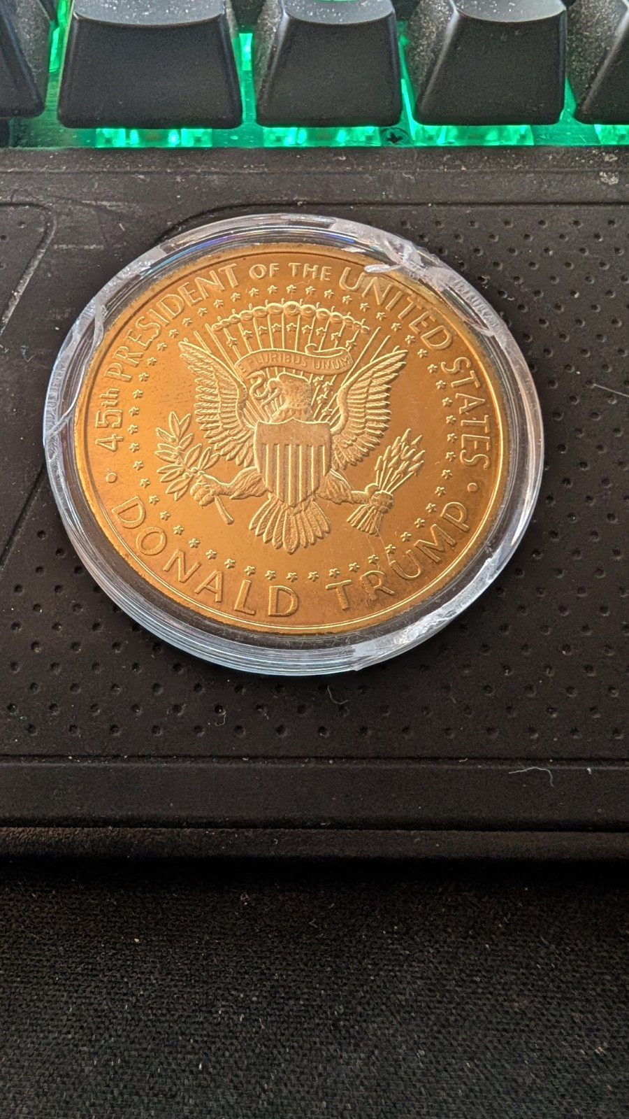 DONALD TRUMP 2020 SILVER GOLD Plated Rare Coin 45 President Commemorative