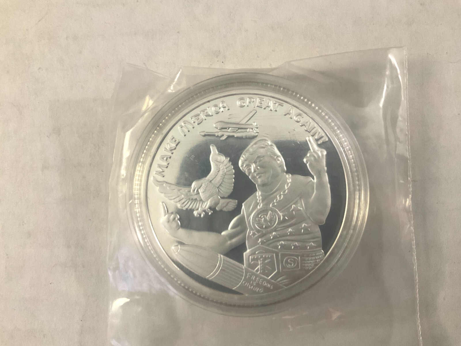 DONALD TRUMP Coins – Lot of 2 – 45th President – 2017 & 2020