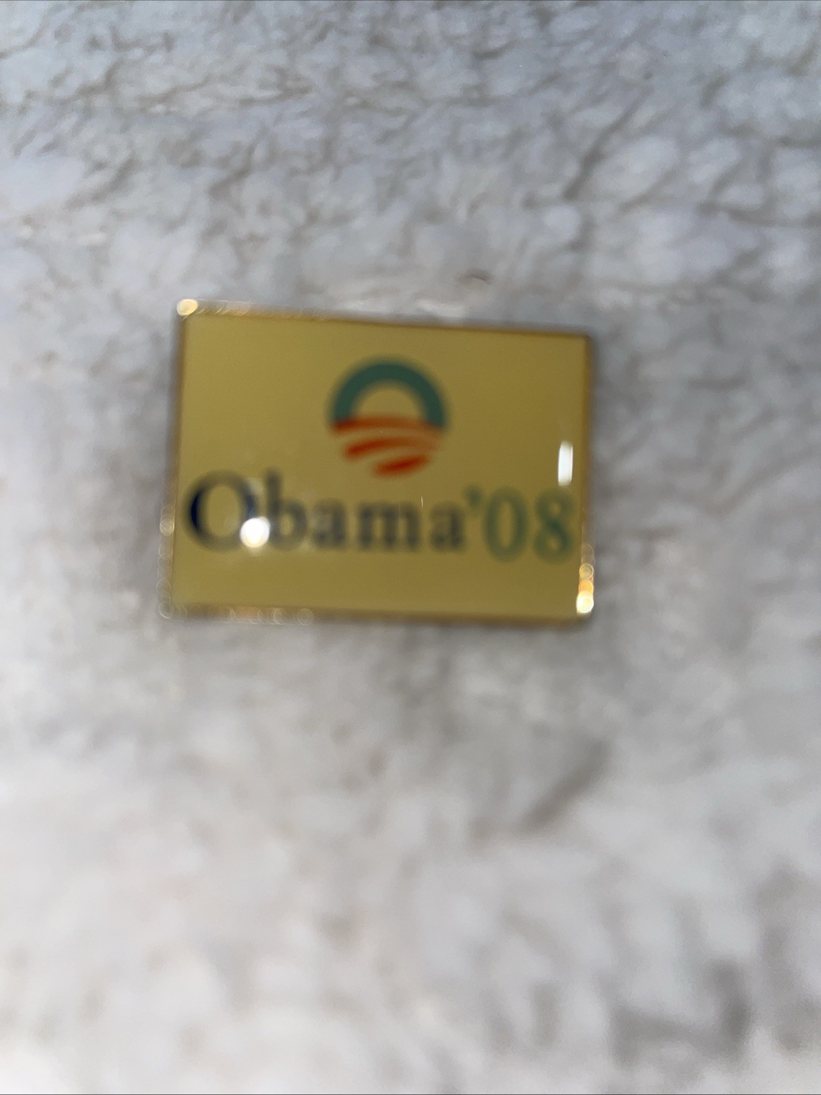 2008 Barack Obama 08 Presidential Campaign Lapel Pin