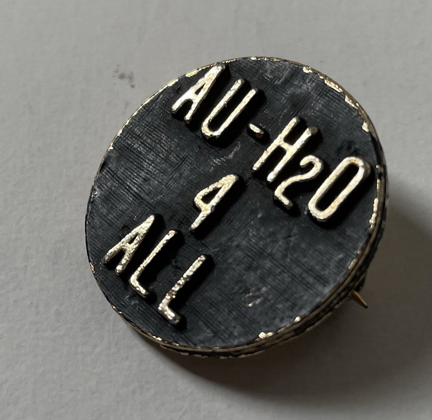 Rare Vintage Barry Goldwater 1964 US Campaign Political Pin Gold Tone Metal Pin
