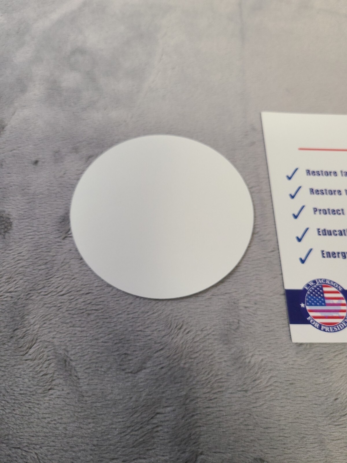 EW Jackson 2024 Presidential Candidate Fan Pack!! Rare!! Iowa Sticker & Flier