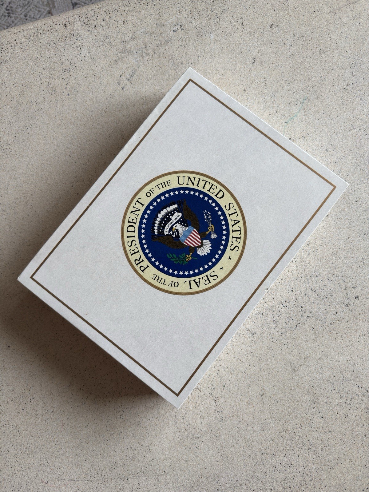 Vintage United States Seal Of The Presidential Seal Cigar Box Rare