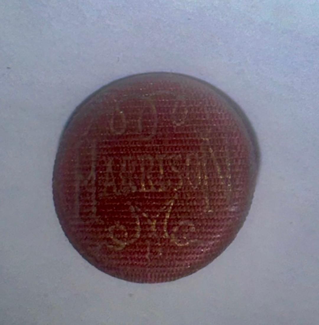 Cloth Studback for Benjamin Harrison – Original 1888