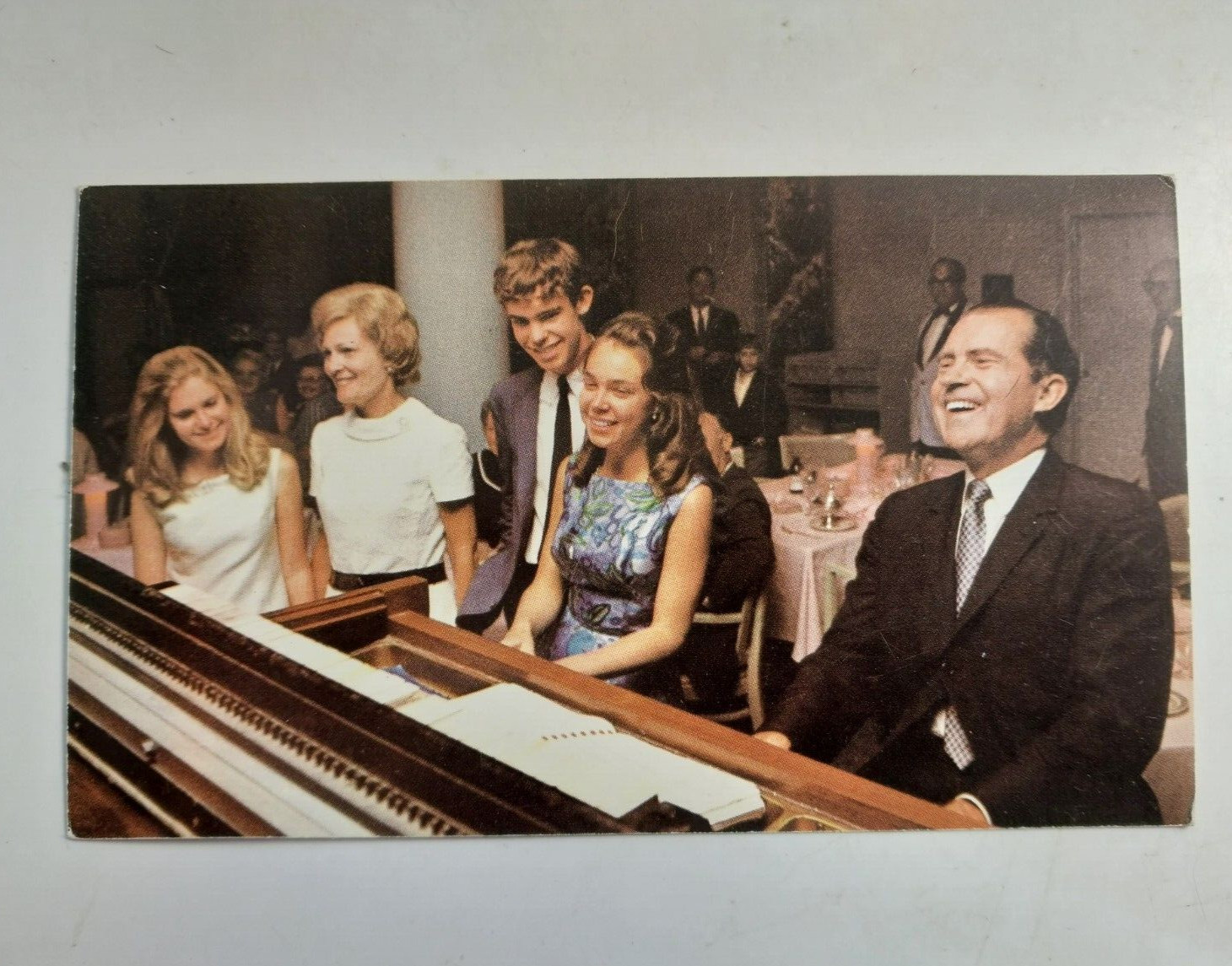 Richard Nixon & Agnew President Political Campaign Postcard Advertising Vintage