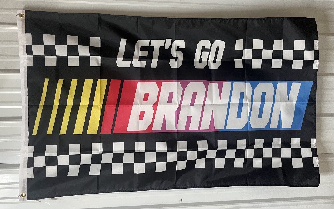 RACING Flag FREE SHIPPING Nascar Trump USA American Man cave Banner Sign 3×5