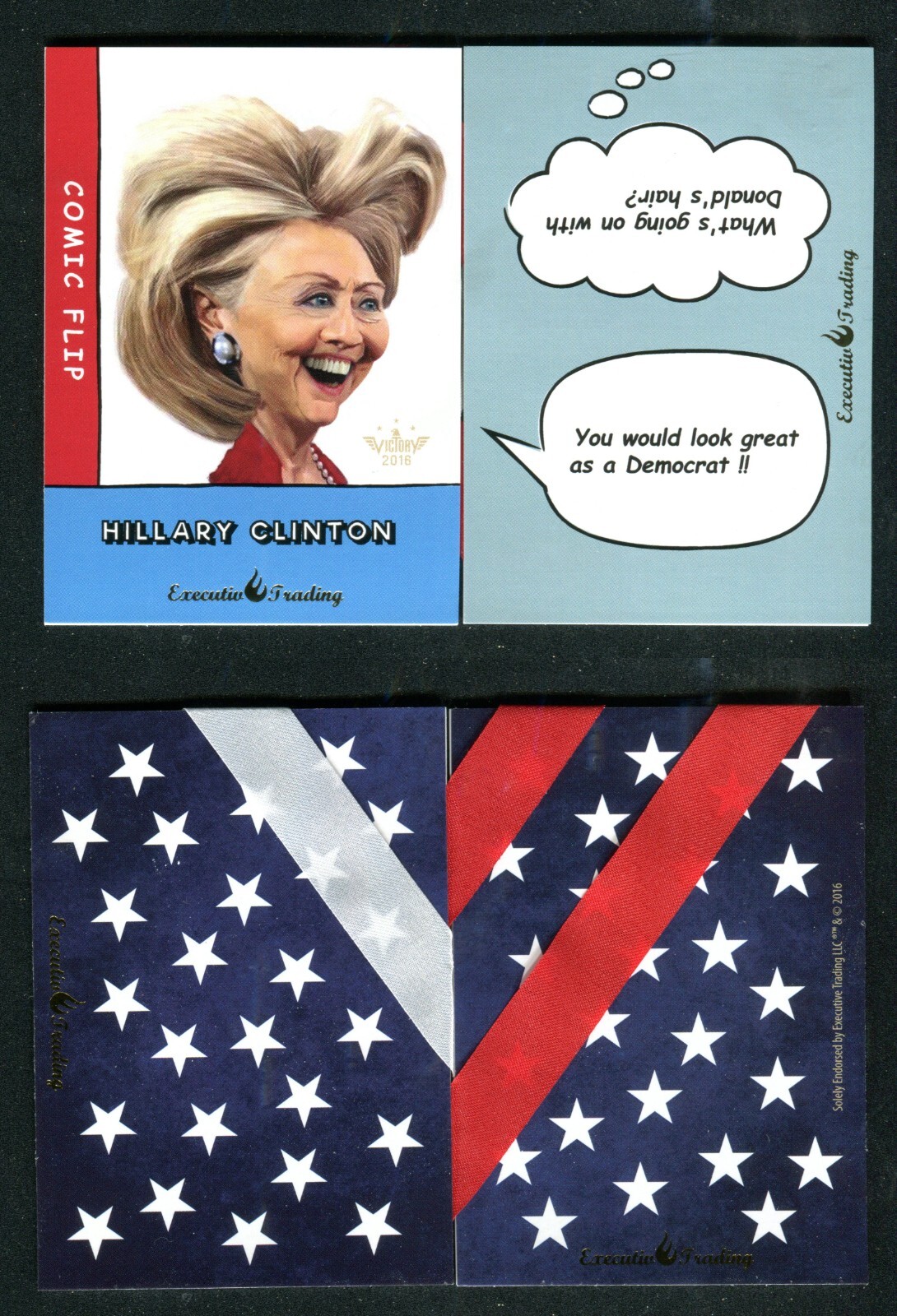 2016 Victory Political Executive Trading Cards Donald Trump Hilary Clinton /200