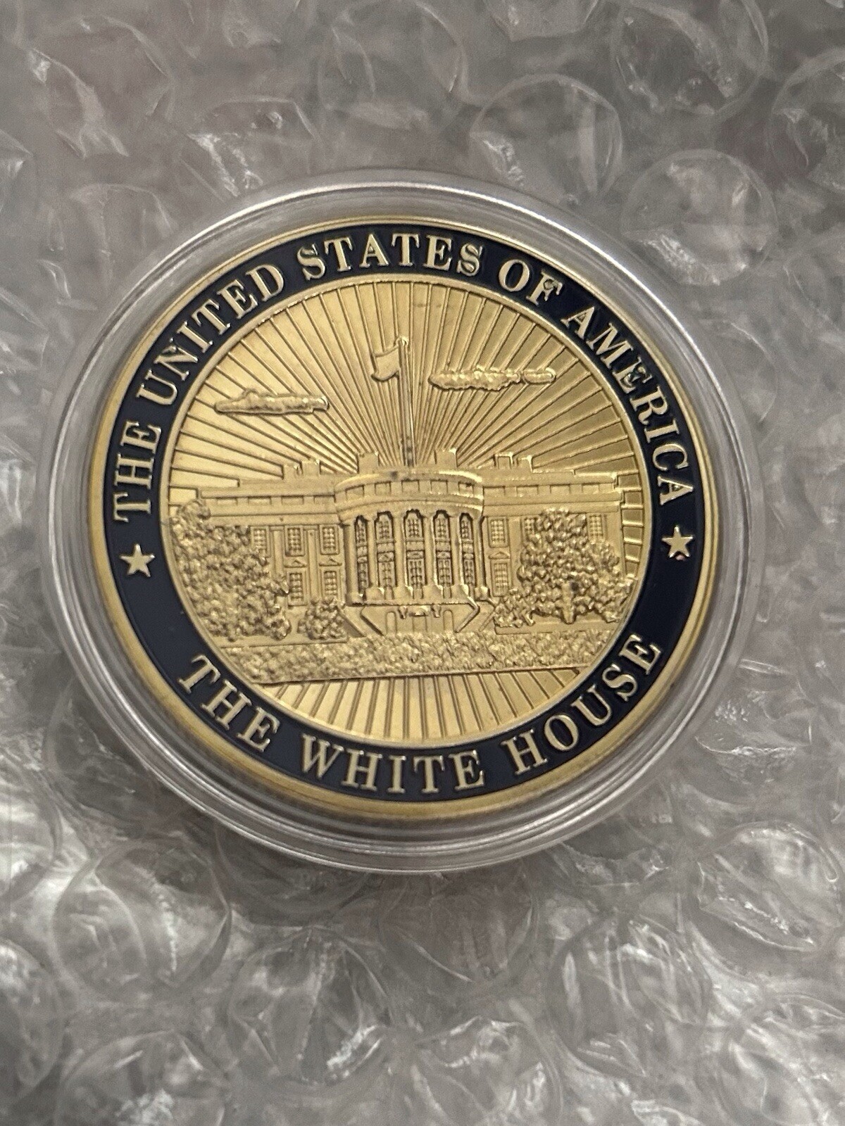 TRUMP WHITE HOUSE RED 2019 EASTER WOOD EGG PRES REPUBLICAN MAGA GOP PATRIOT NEW