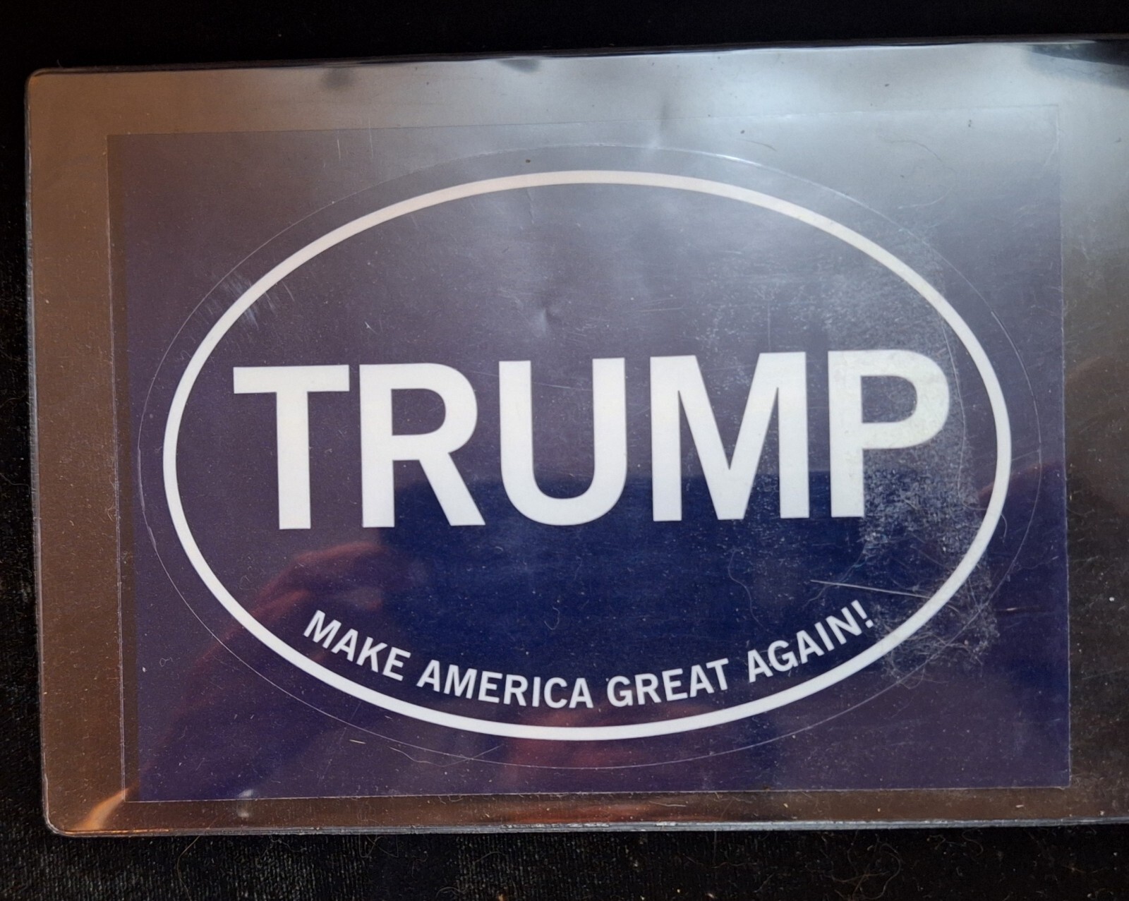 Trump “Make America Great Again” Original 2015 Campaign Oval Decal/Sticker 4″×5″