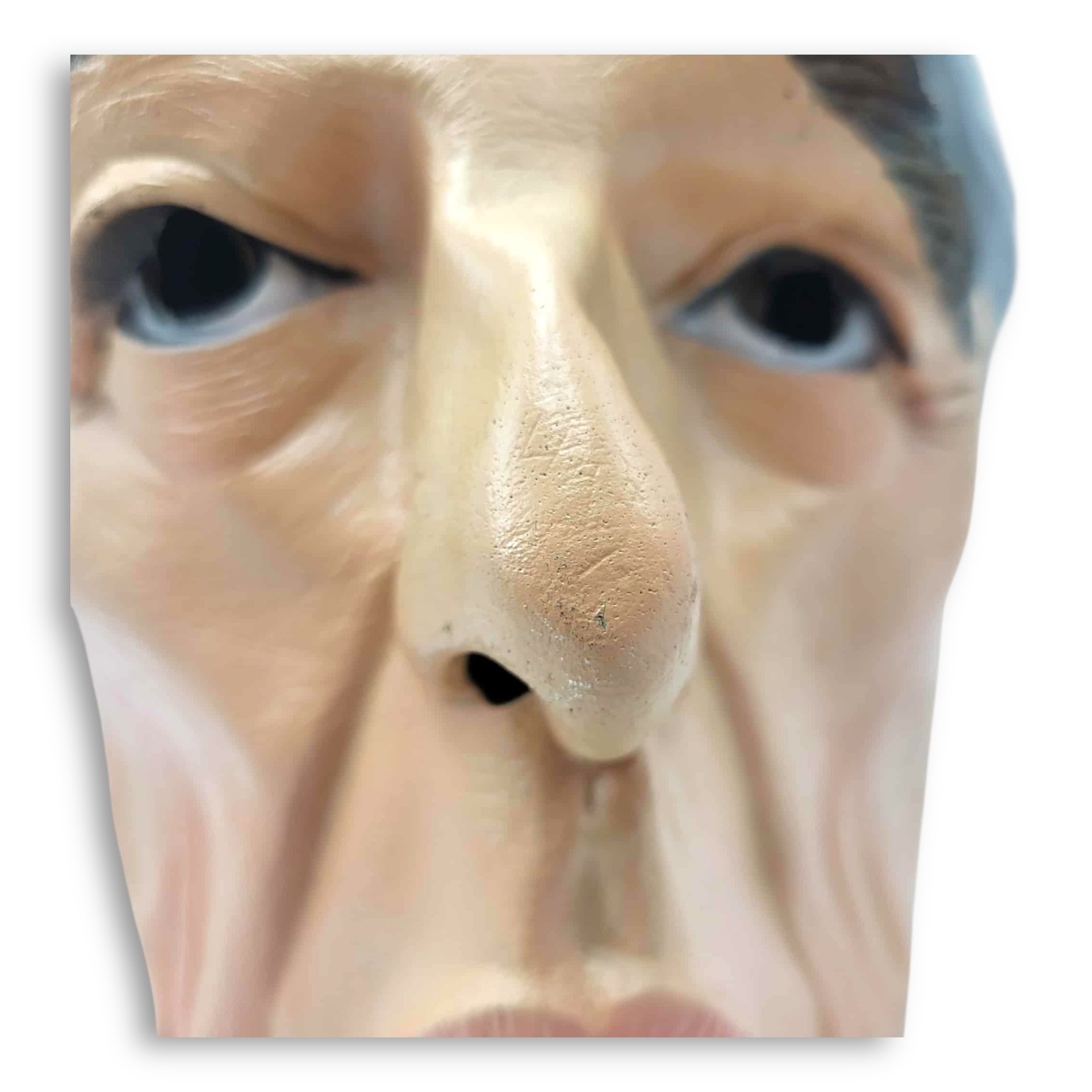 Vintage John Kerry Political Full Face Adult Halloween Mask Cesar 2003