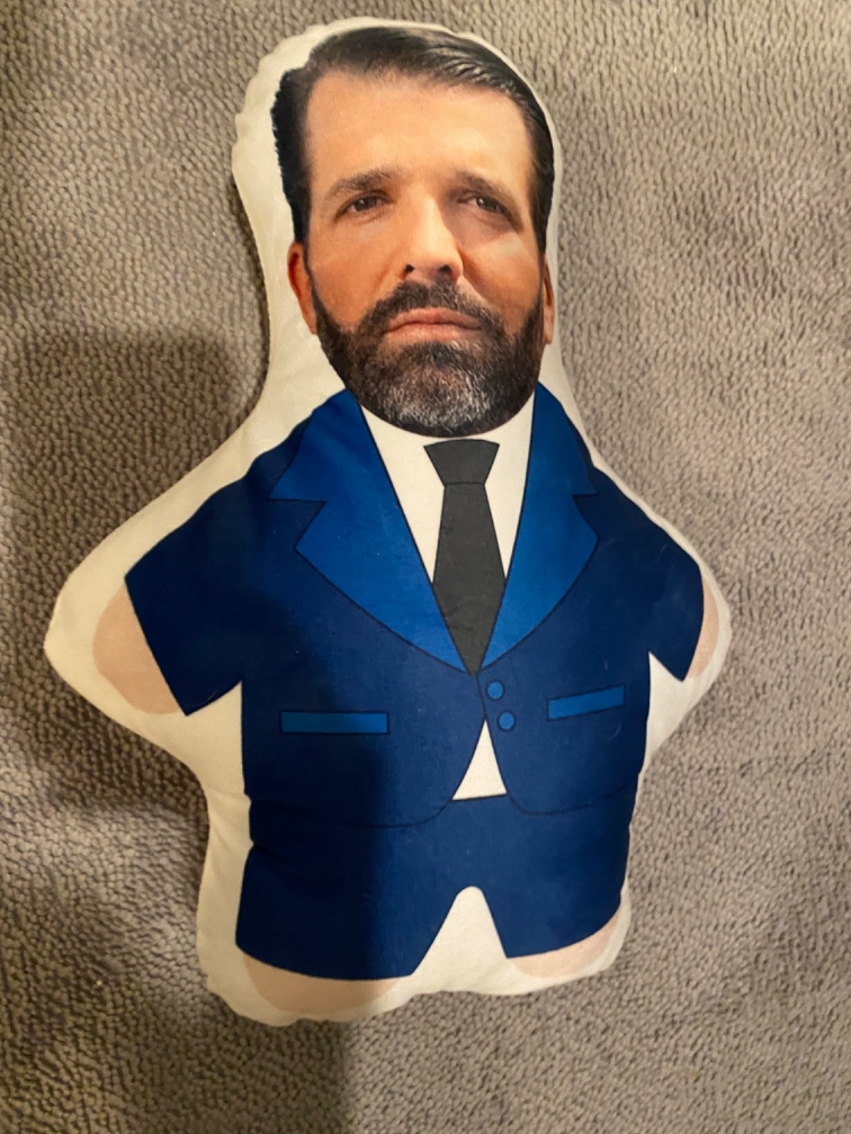 Donald Trump Jr Plush small throw decorative novelty Pillow 10″ x 14”
