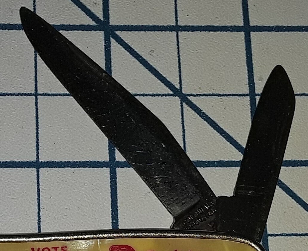 1972 McGOVERN EAGLETON Colonial 2-Bladed Knife Vote Democratic Political Party
