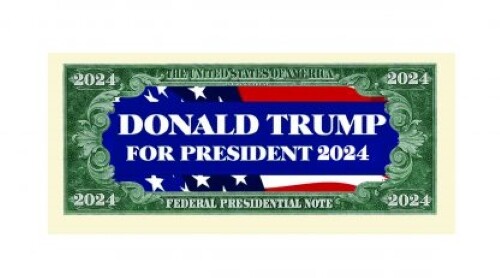 10 Pack POTUS Donald Trump 2024 Dollar Bill For President 47 Novelty MAGA Money