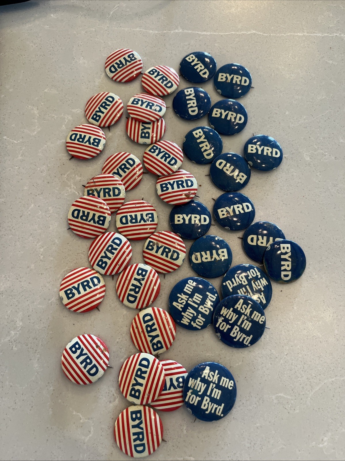 Robert Byrd Virginia Senator Campaign Button Lot 30+ Total READ
