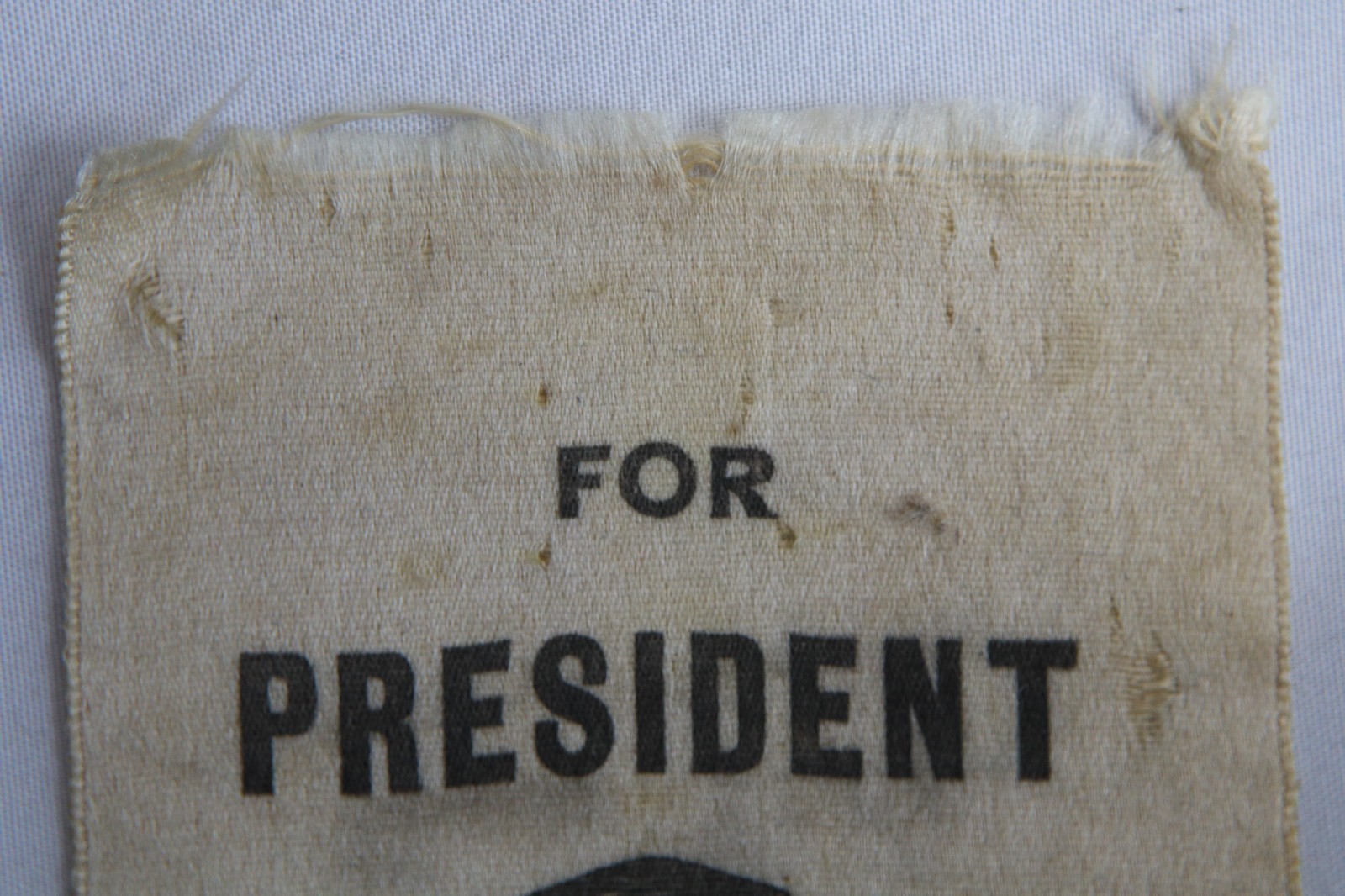 1884 R. P. Flower Campaign Ribbon – For President – New York Political USA Dem