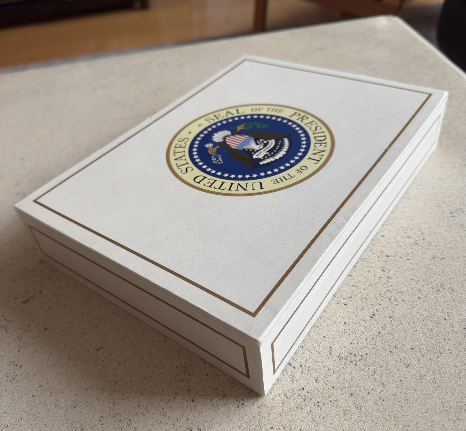 Vintage United States Seal Of The Presidential Seal Cigar Box Rare