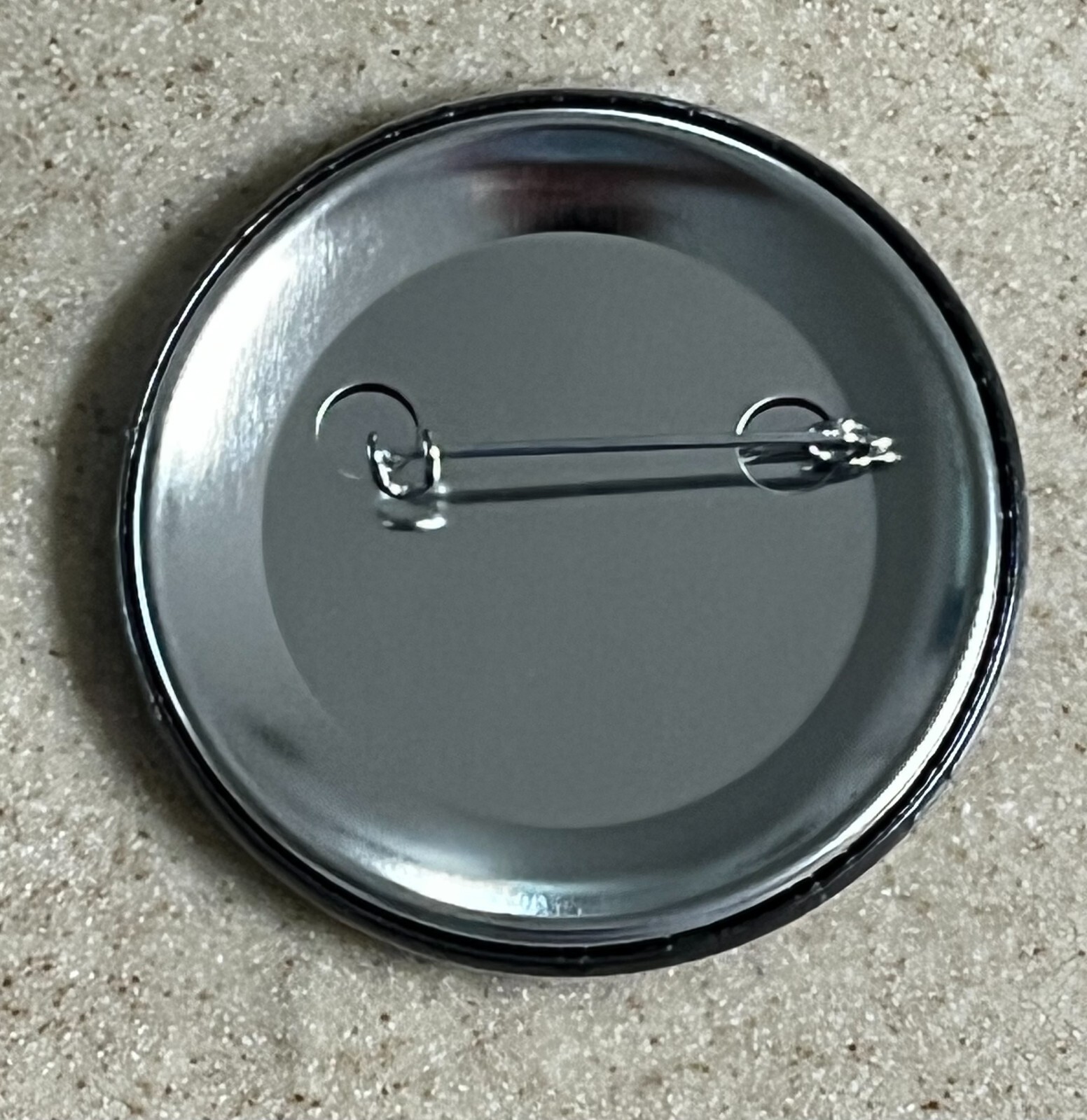 Anti-Trump Pin-Back Button, 2 1/4 inch “One Day We Will Wake Up To His Obituary”