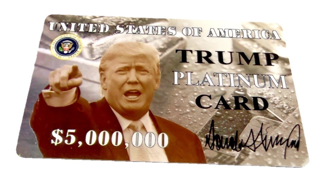 Donald Trump LOT OF 15 TRUMP PLATINUM CARD ID Card Plastic Funny MAGA Gift