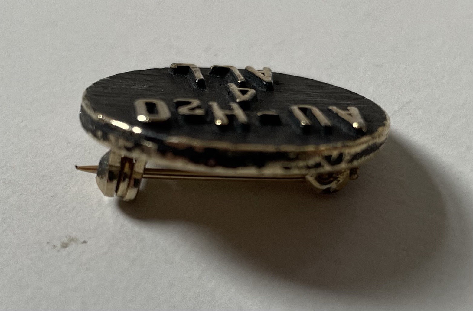 Rare Vintage Barry Goldwater 1964 US Campaign Political Pin Gold Tone Metal Pin