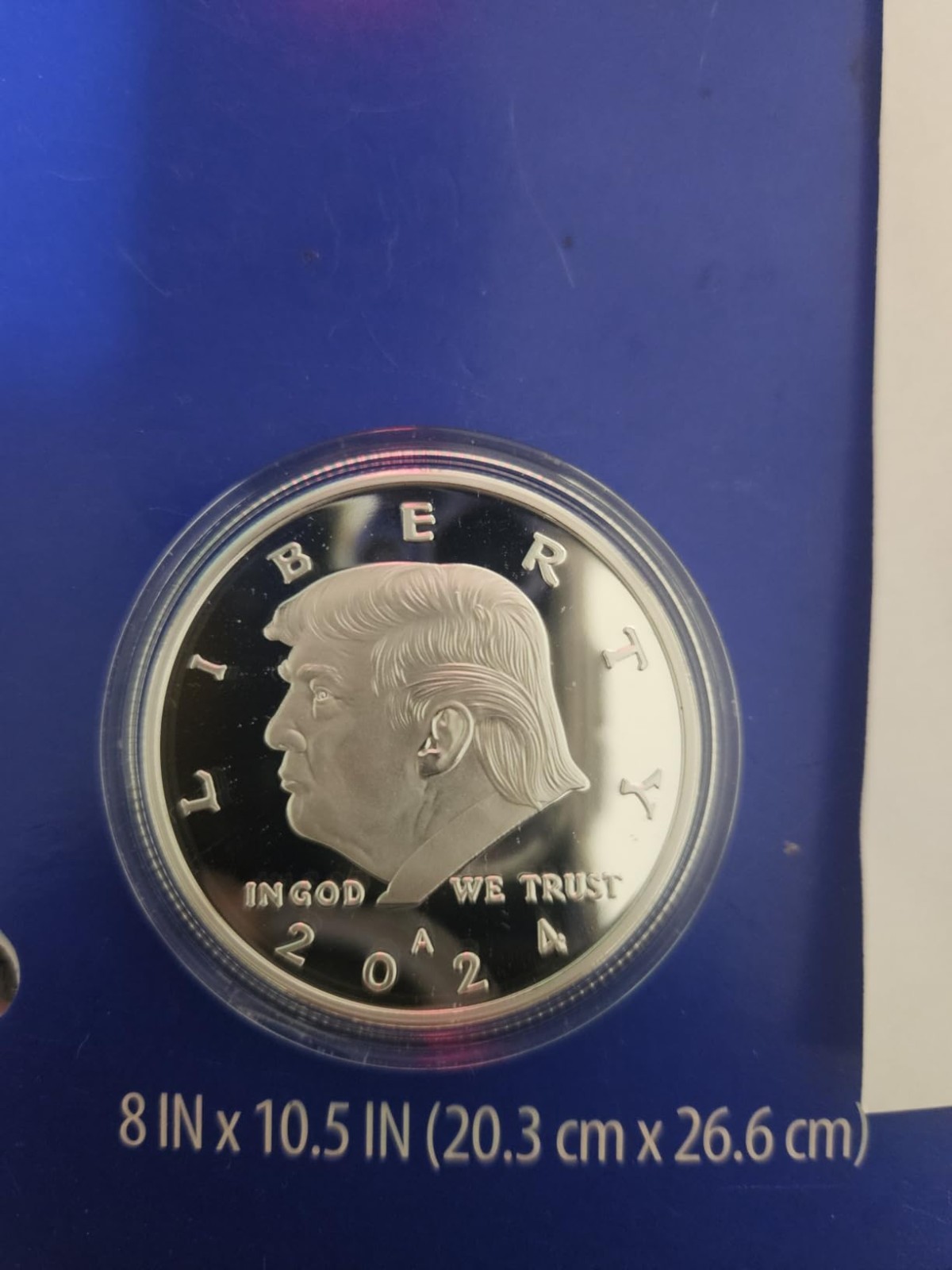 2024 Donald Trump Silver Coin – Collectible with Authenticity Certificate